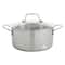 Martha Stewart 10 Piece Stainless Steel Cookware with Glass Lids Set